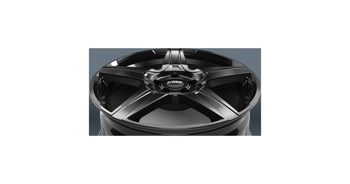 Jante ALU, CMS C34 Noir Brillant, 7X17 5/112 ET40, Alésage 57.1
