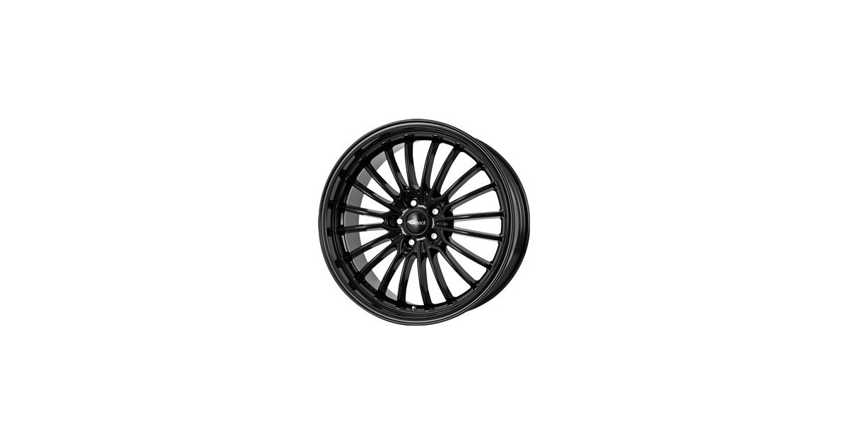 Jante ALU, Brock B24GP/SW/ET32 schwarz lackiert, 8.50X19 5/110 ET32, Alésage 65.10