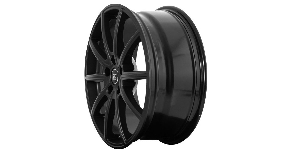 Jante Alu RC Design RC32 Noir mat satiné (SBM) 8,5x19 5x112 ET42 , Alésage 57.1