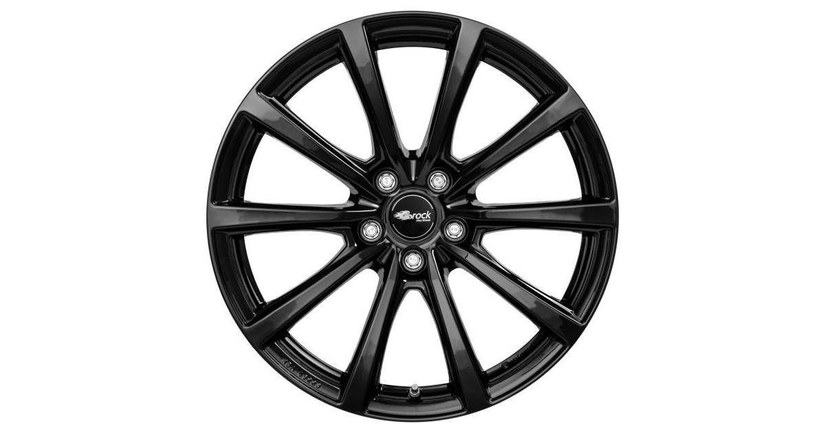 Jante Alu Brock B32 Gloss Black (SG) 9,5x19 5x114.3 ET45 , Alésage 64.1
