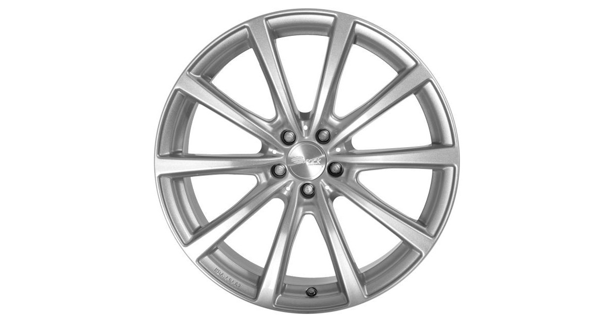 Jante Alu Brock B32 - KS Crystal Silver 9,5x20 5x114.3 ET45 , Alésage 64.1