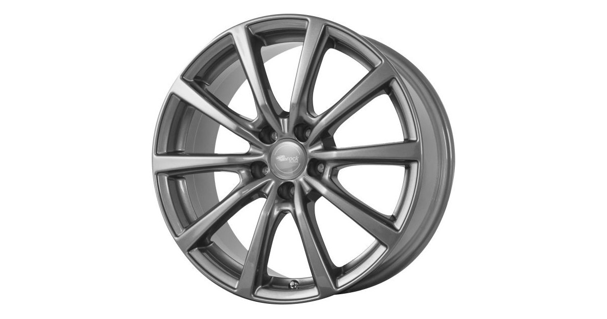 Jante Alu Brock B32 Titanium Metallic (TM) 8,5x18 5x114.3 ET38 , Alésage 64.1