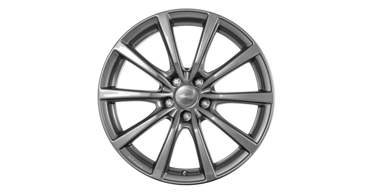 Jante Alu Brock B32 Titanium Metallic (TM) 8,5x18 5x114.3 ET38 , Alésage 64.1