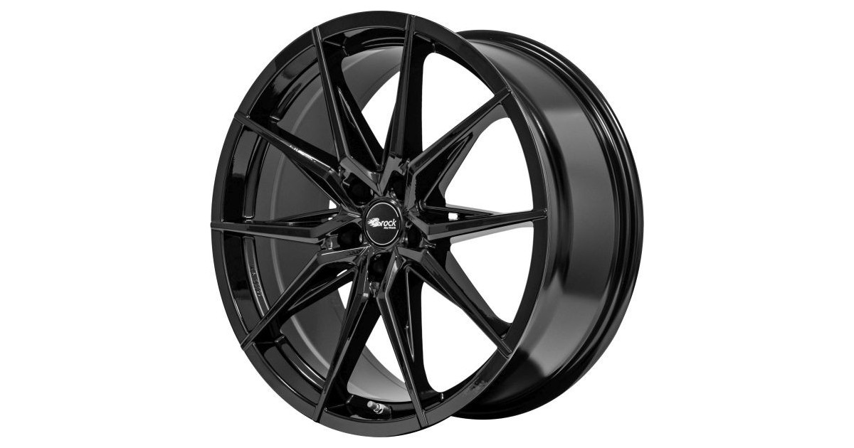 Jante Alu Brock B42 Gloss Black (SG) 9,5x20 5x114.3 ET45 , Alésage 64.1