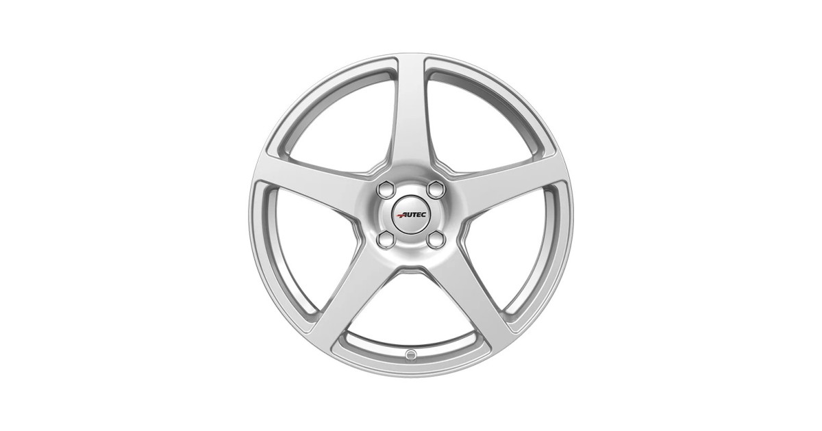 Jante Alu Autec Valea argent brillant (SI) 6,5x16 5x108 ET45 , Alésage 70.1
