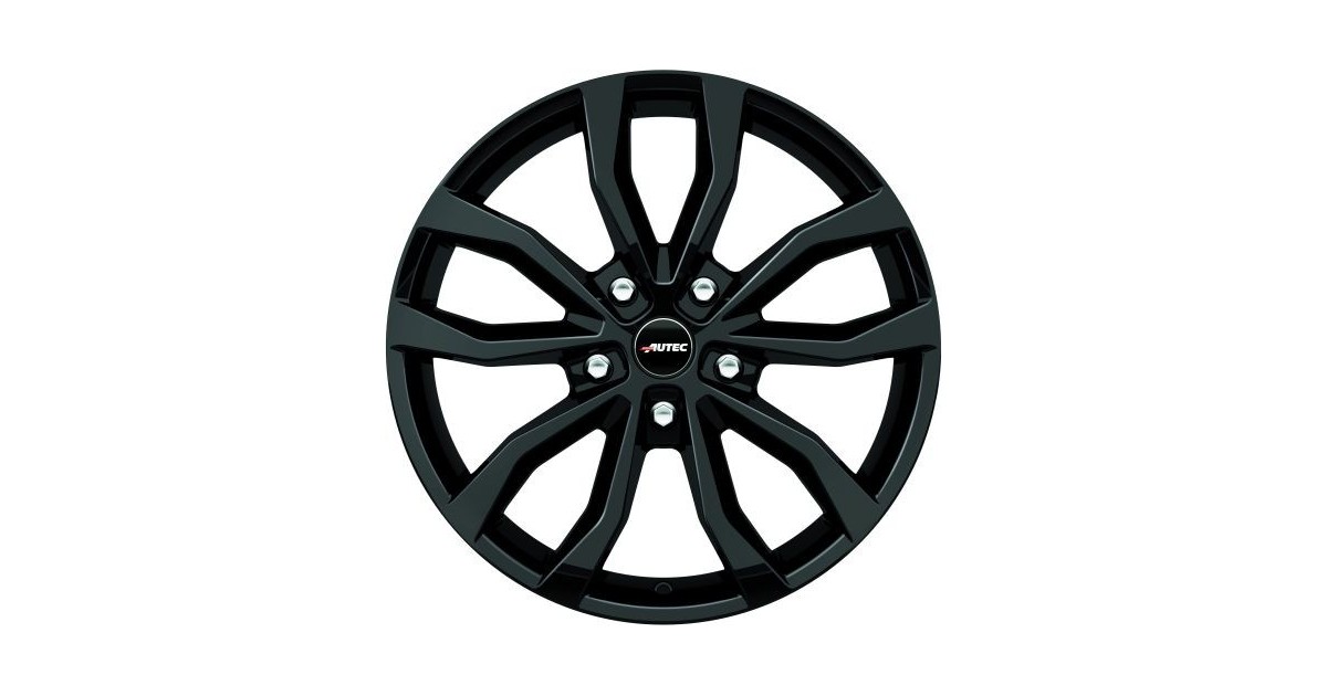 Jante Alu Autec Uteca Noir (S) 9x21 5x112 ET35 , Alésage 57.1
