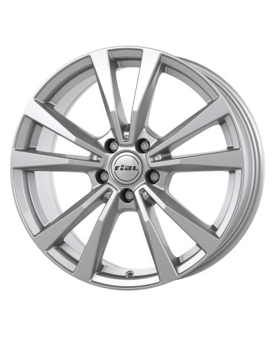 Jante Alu RIAL M12 Polar-silber (Argent) 8x19 5x108 ET50 , Alésage 63.4