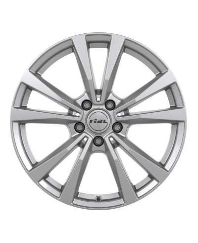 Jante Alu RIAL M12 Polar-silber (Argent) 8x19 5x108 ET50 , Alésage 63.4