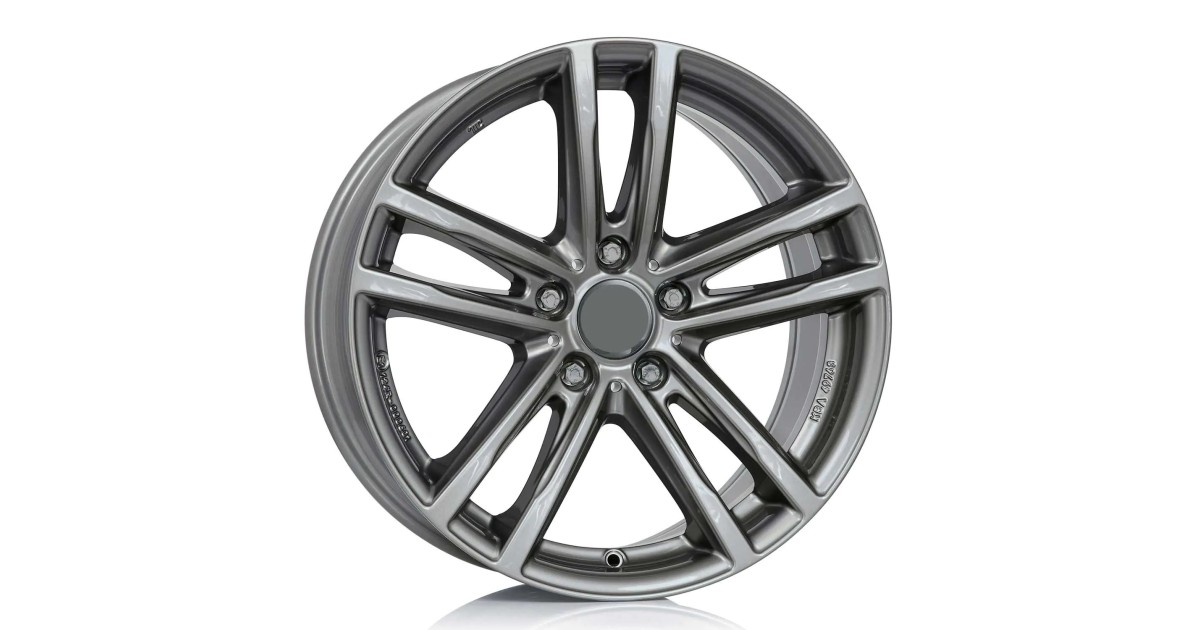 Jante ALU, Rial X10- Anthracite métallisé, 7.5X17 5/112 ET40, Alésage 57.1