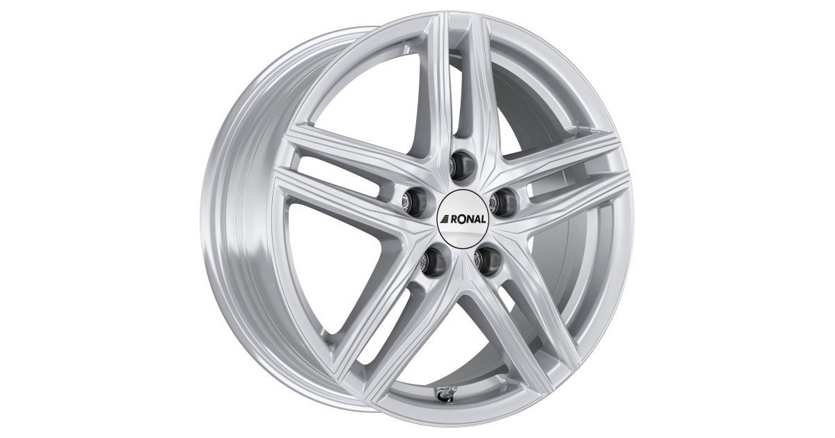 Jante Alu RONAL R65 Argent  7x18 5x112 ET51  , Alésage 66.6