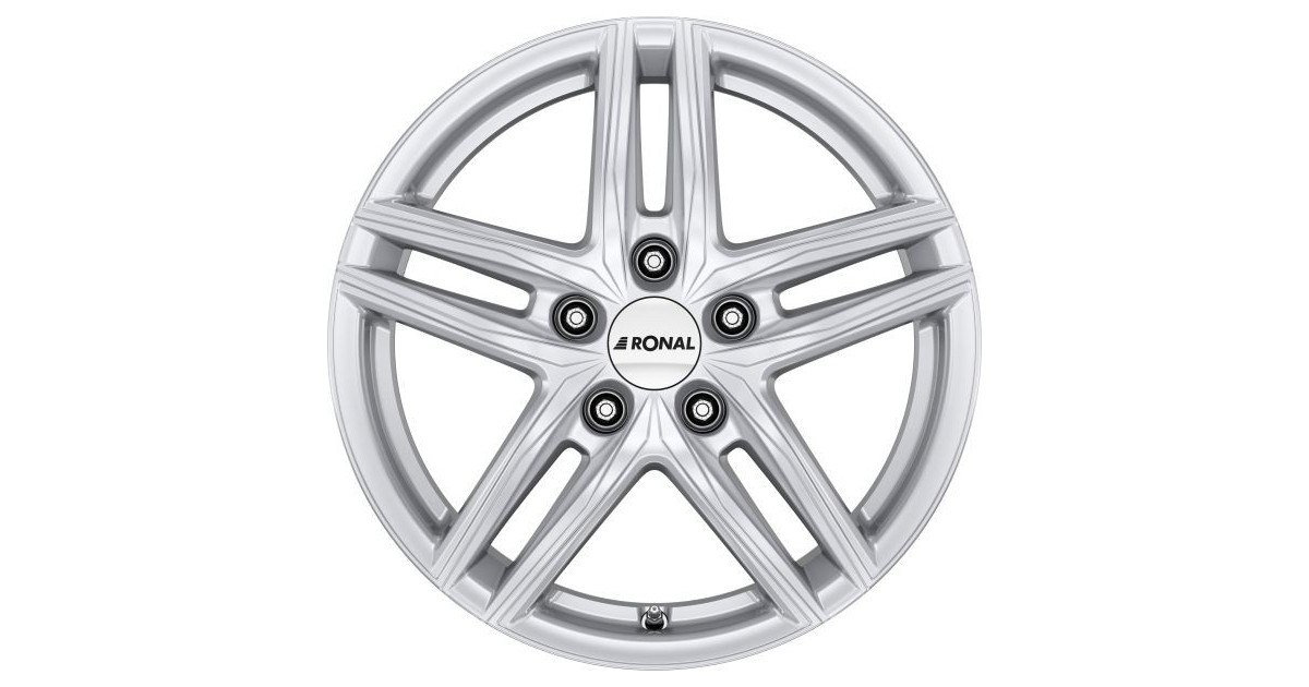 Jante Alu RONAL R65 Argent  7x18 5x112 ET51  , Alésage 66.6