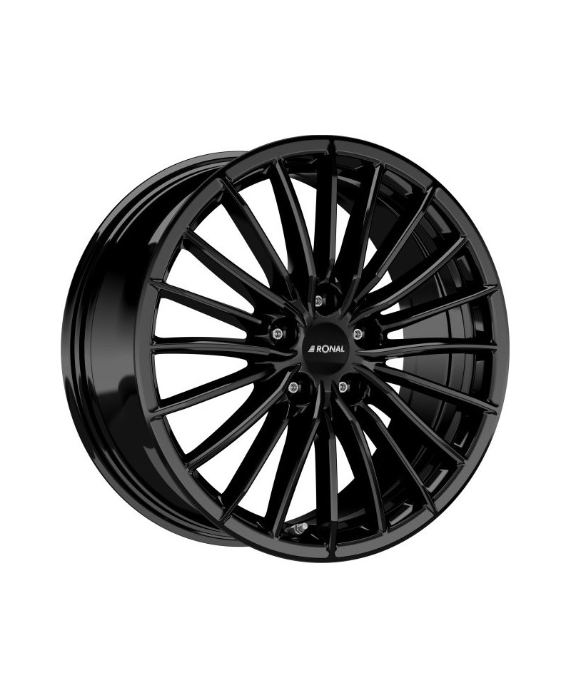 Jante ALU, Ronal R68/SW Noir brillant, 9.5X19 5/114.3 ET45, Alésage 64.3