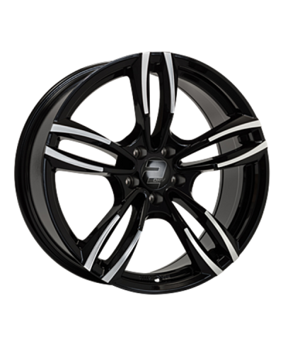 Jante ALU, Wheelworld - 2DRV WH29/SP+ Noir poli brillant, 7.5X17 5/112 ET52, Alésage 66.6