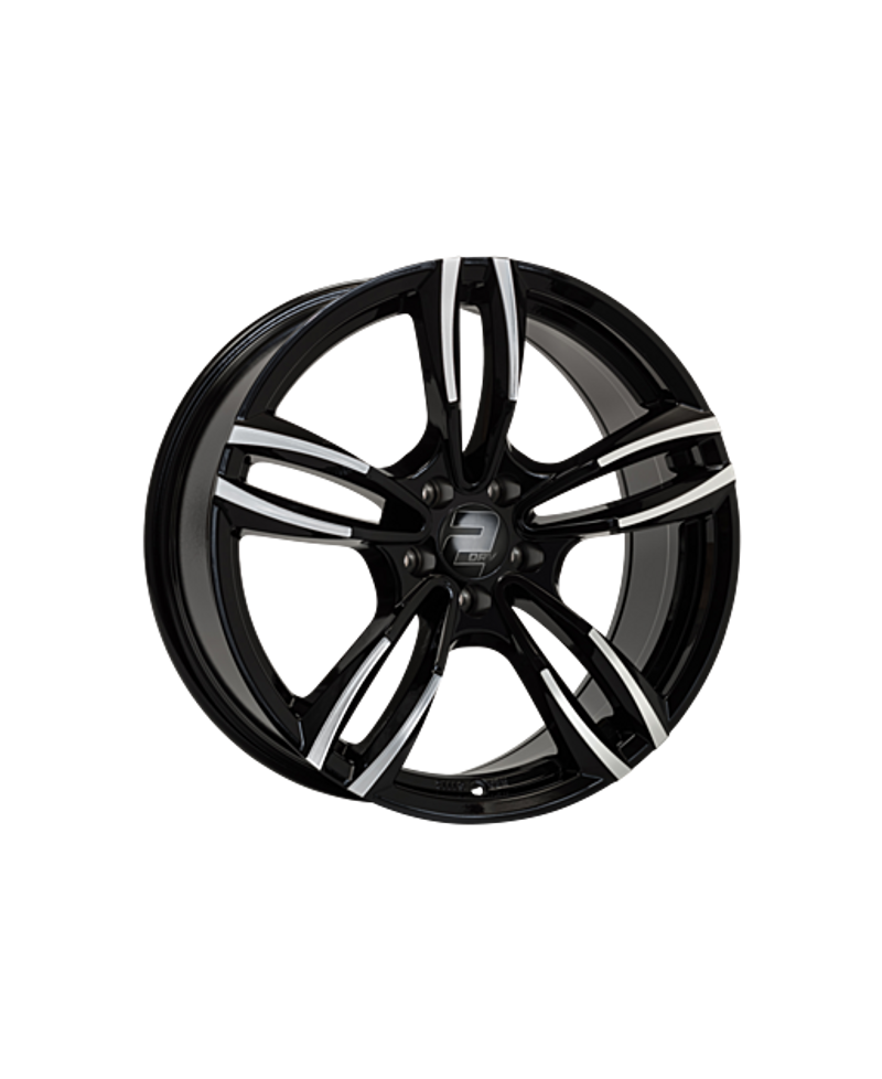 Jante ALU, Wheelworld - 2DRV WH29/SP+ Noir poli brillant, 7.5X17 5/112 ET52, Alésage 66.6