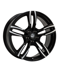 Jante ALU, Wheelworld - 2DRV WH29/SP+ Noir poli brillant, 7.5X17 5/112 ET52, Alésage 66.6