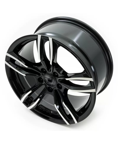 Jante ALU, Wheelworld - 2DRV WH29/SP+ Noir poli brillant, 7.5X17 5/112 ET52, Alésage 66.6