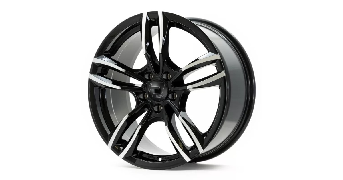 Jante ALU, Wheelworld - 2DRV WH29/SP+ Noir poli brillant, 7.5X17 5/120 ET37, Alésage 72.6
