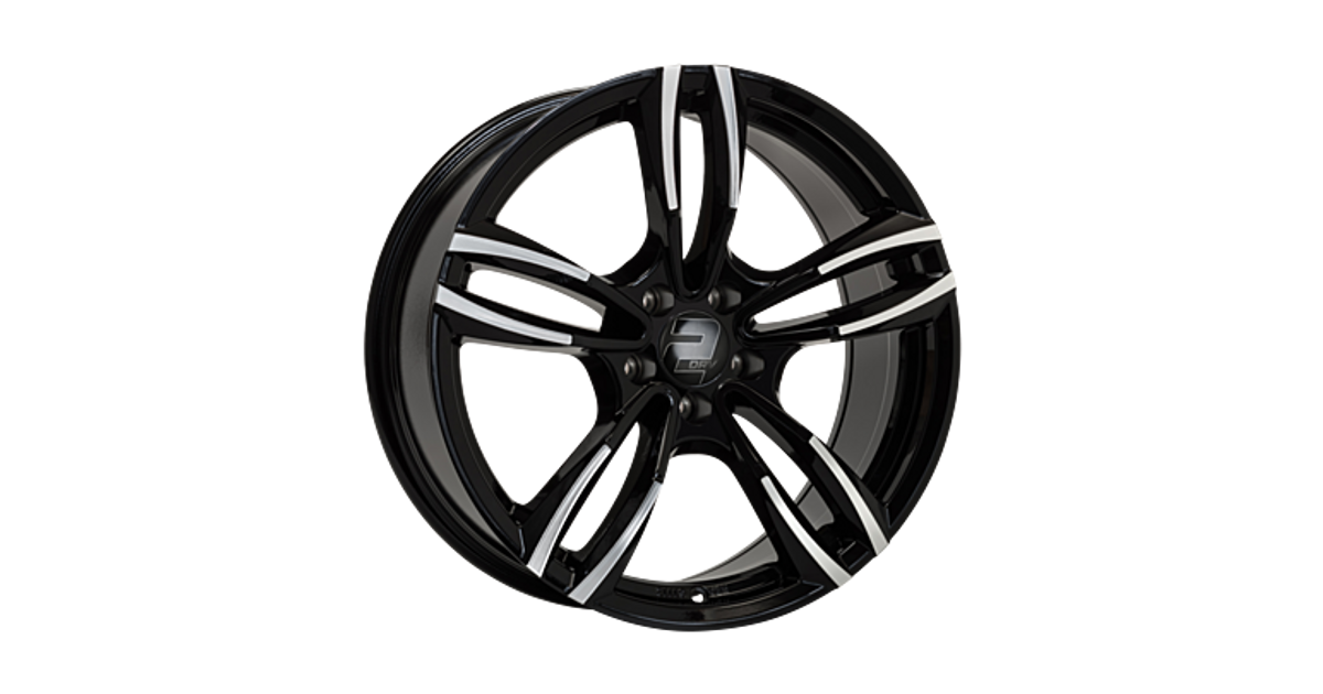 Jante ALU, Wheelworld - 2DRV WH29/SP+ Noir poli brillant, 7.5X17 5/120 ET37, Alésage 72.6