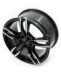 Jante ALU, Wheelworld - 2DRV WH29/SP+ Noir poli brillant, 7.5X17 5/120 ET37, Alésage 72.6