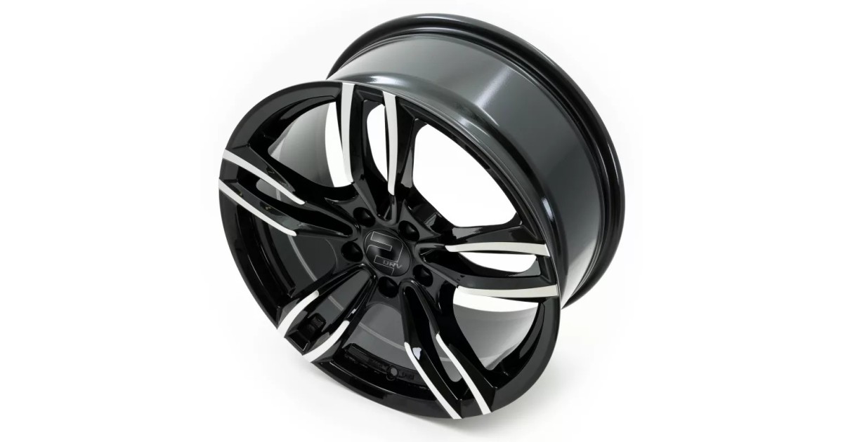 Jante ALU, Wheelworld - 2DRV WH29/SP+ Noir poli brillant, 7.5X17 5/120 ET37, Alésage 72.6