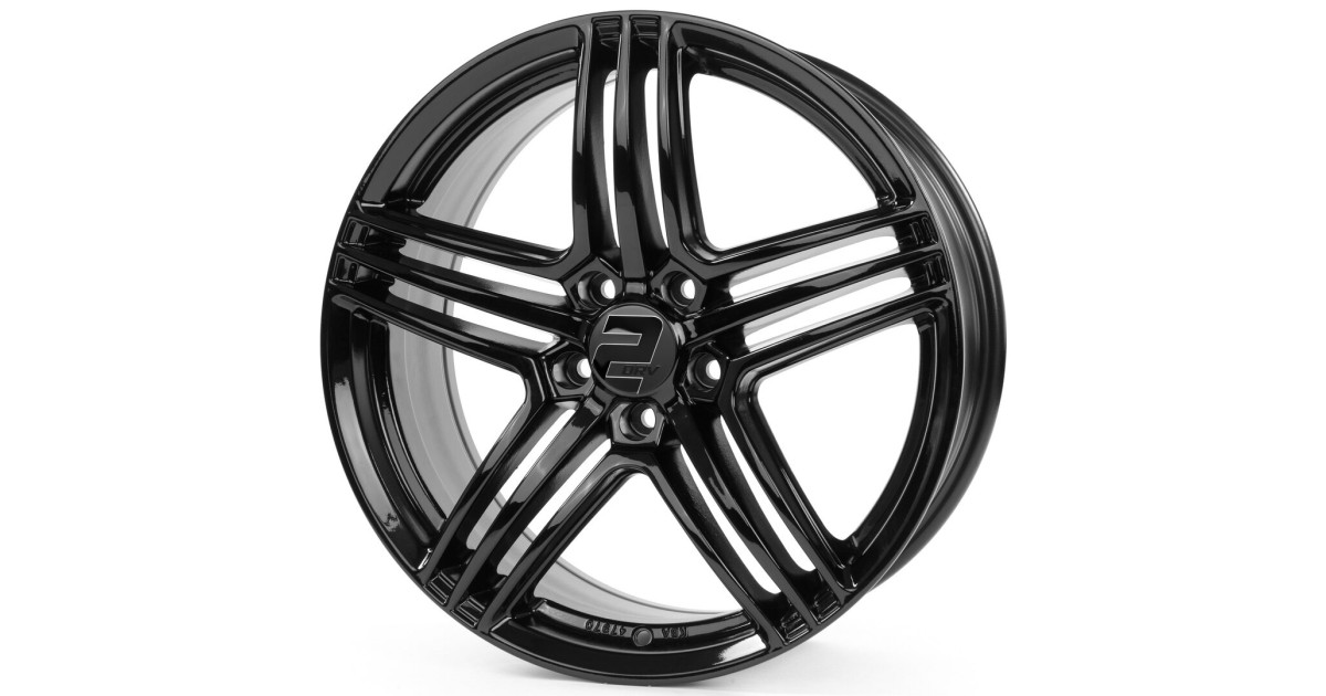 Jante ALU, Wheelworld - 2DRV WH12/SW+ Noir brillant, 9X20 5/112 ET35, Alésage 66.6