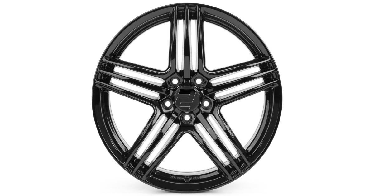 Jante ALU, Wheelworld - 2DRV WH12/SW+ Noir brillant, 9X20 5/112 ET35, Alésage 66.6