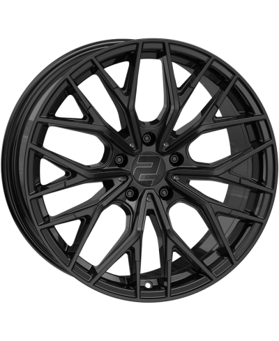 Jante ALU, Wheelworld - 2DRV WH37/SW+ Noir brillant laqué, 8.5X19 5/108 ET40, Alésage 72.6