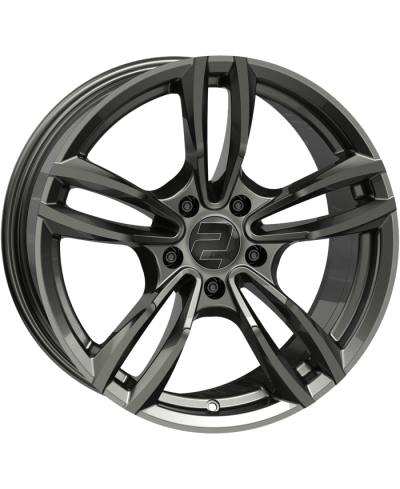 Jante ALU, Wheelworld - 2DRV WH29/DGM+ Dark Gunmetal lackiert, 7.50X17 5/112 ET54, Alésage 66.6