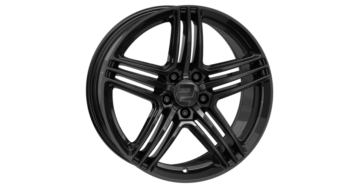 Jante ALU, Wheelworld - 2DRV WH12/SW+ Noir brillant laqué, 9X20 5/120 ET45, Alésage 65.1