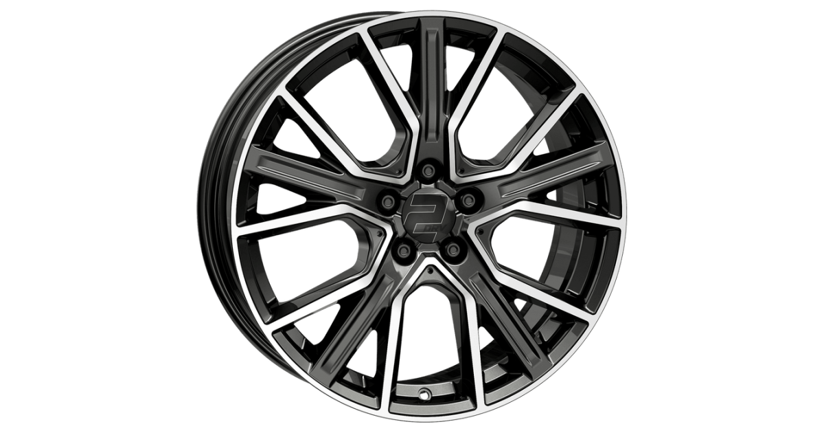 Jante ALU, Wheelworld - 2DRV WH34/DGMP+ DARK GUNMETAL (Anthracite ,Face polie) 9X20 5/112 ET21, Alésage 66.6
