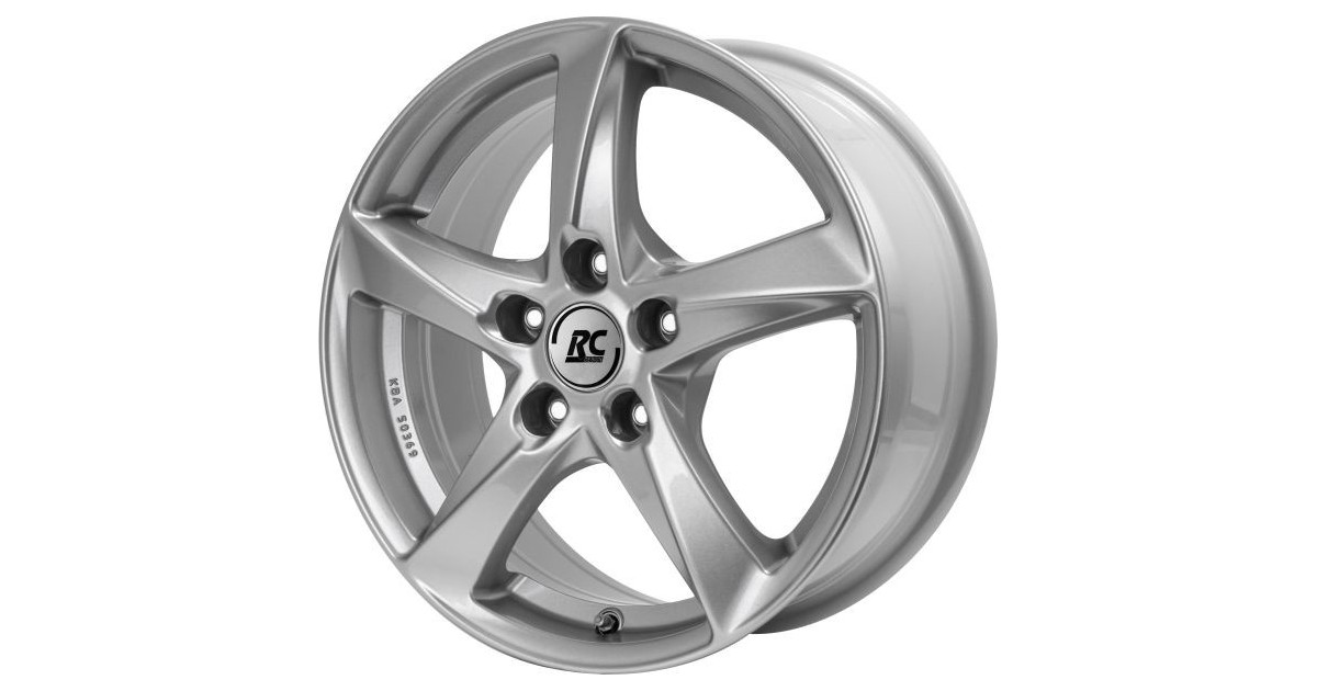 Jante Alu RC Design  RC30 (KS) Argent 6,5x16 5x108 ET50 , Alésage 63.40
