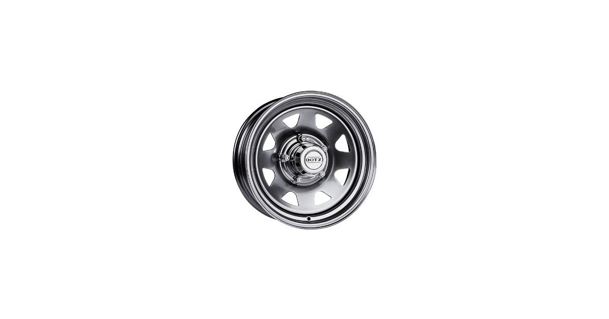 Jante ALU, Dotz DAKAR/SW/ET-20 Black, 7X16 5/165, Alésage 122
