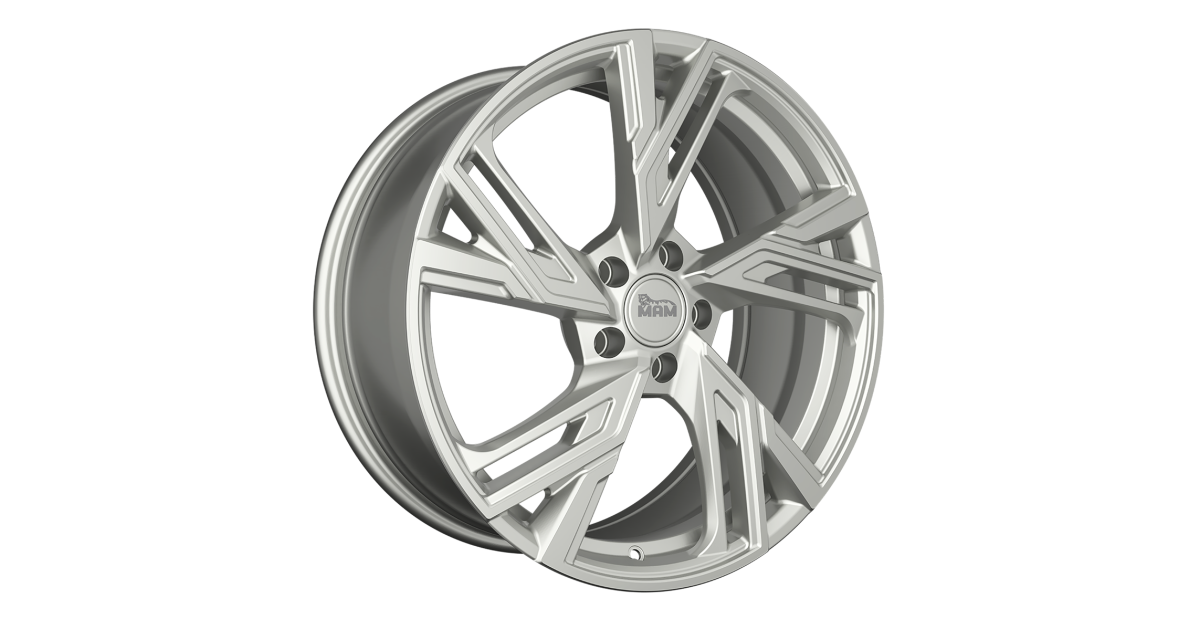 Jante ALU, MAM RS5 SILVER PAINTED 7.5X17 5/112 ET51, Alésage 57.1