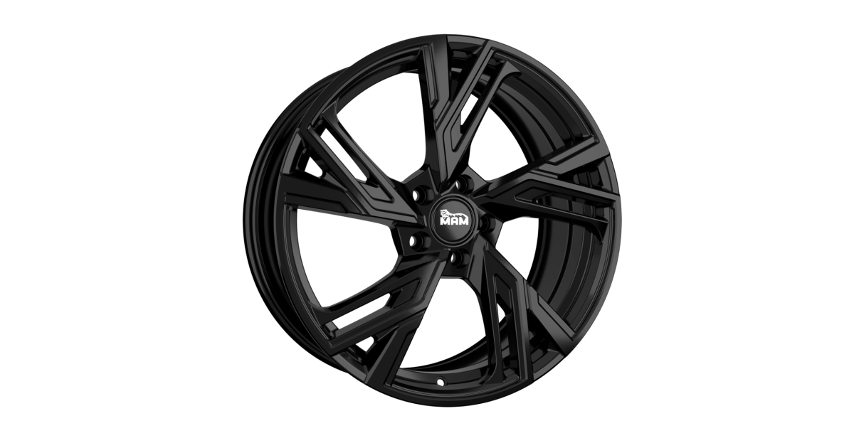 Jante ALU, MAM RS5 BLACK PAINTED 7.5X17 5/112 ET38, Alésage 66.6