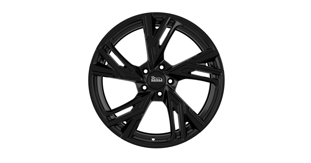 Jante ALU, MAM RS5 BLACK PAINTED 7.5X17 5/112 ET38, Alésage 66.6