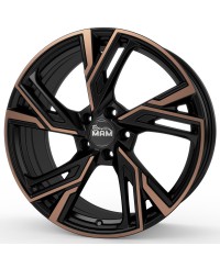 Jante ALU, MAM RS5 MATT BLACK FRONT COPPER 8X18 5/112 ET45, Alésage 66.6