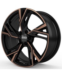 Jante ALU, MAM RS5 MATT BLACK FRONT COPPER 8.5X20 5/114.3 ET35, Alésage 72.6