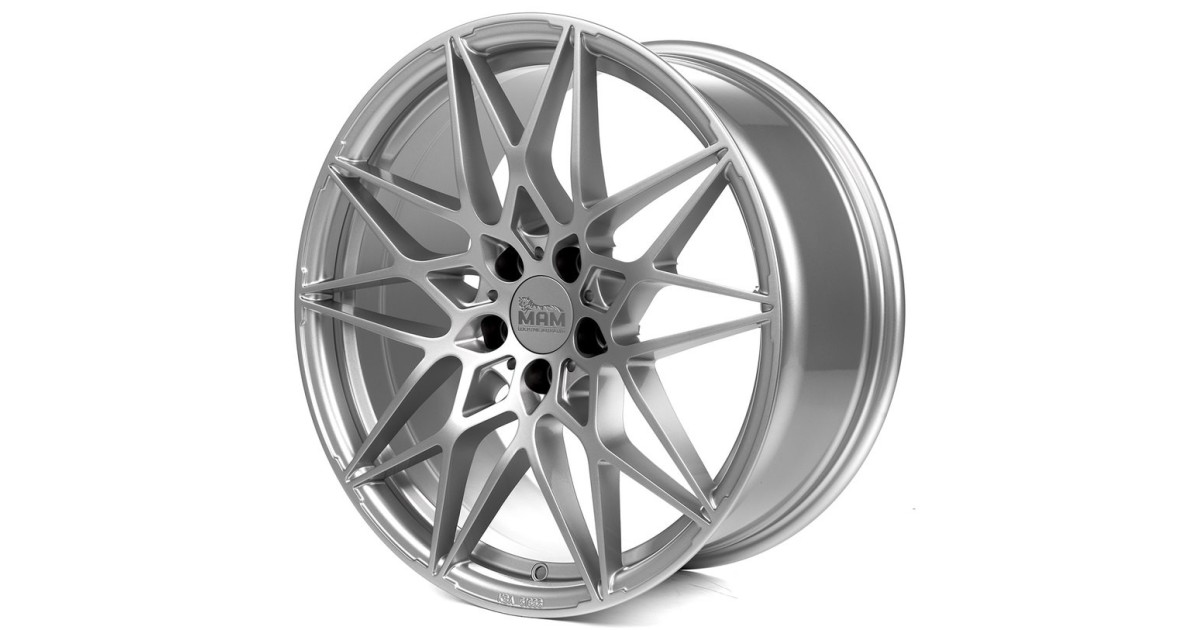 MAM B2 SILVER PAINTED 8x18 5/112 ET45 Alésage 72,6
