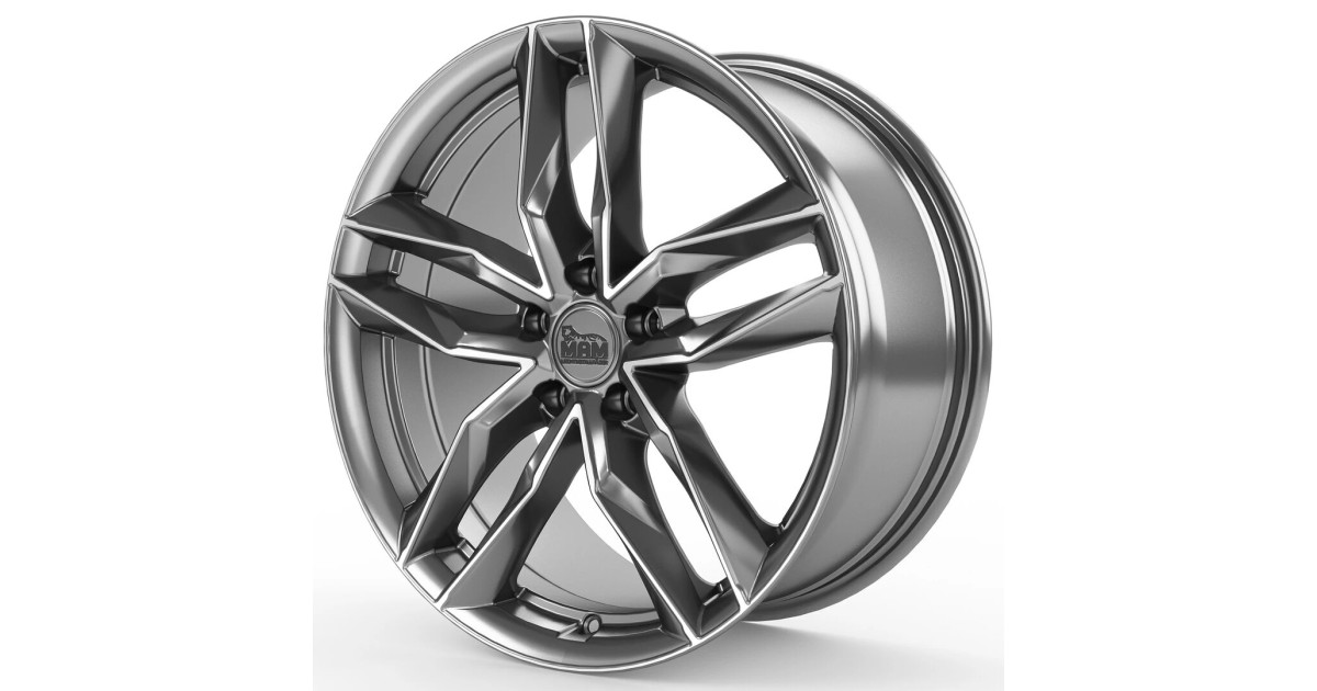 MAM RS3 MATT PALLADIUM FRONT POLISH 8,5x19 5/108 ET45 Alésage 72,6