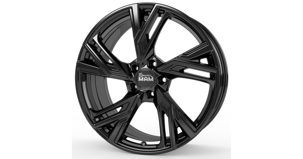 MAM RS5 BLACK PAINTED 8,5x19 5/114,3 ET40 Alésage 72,6