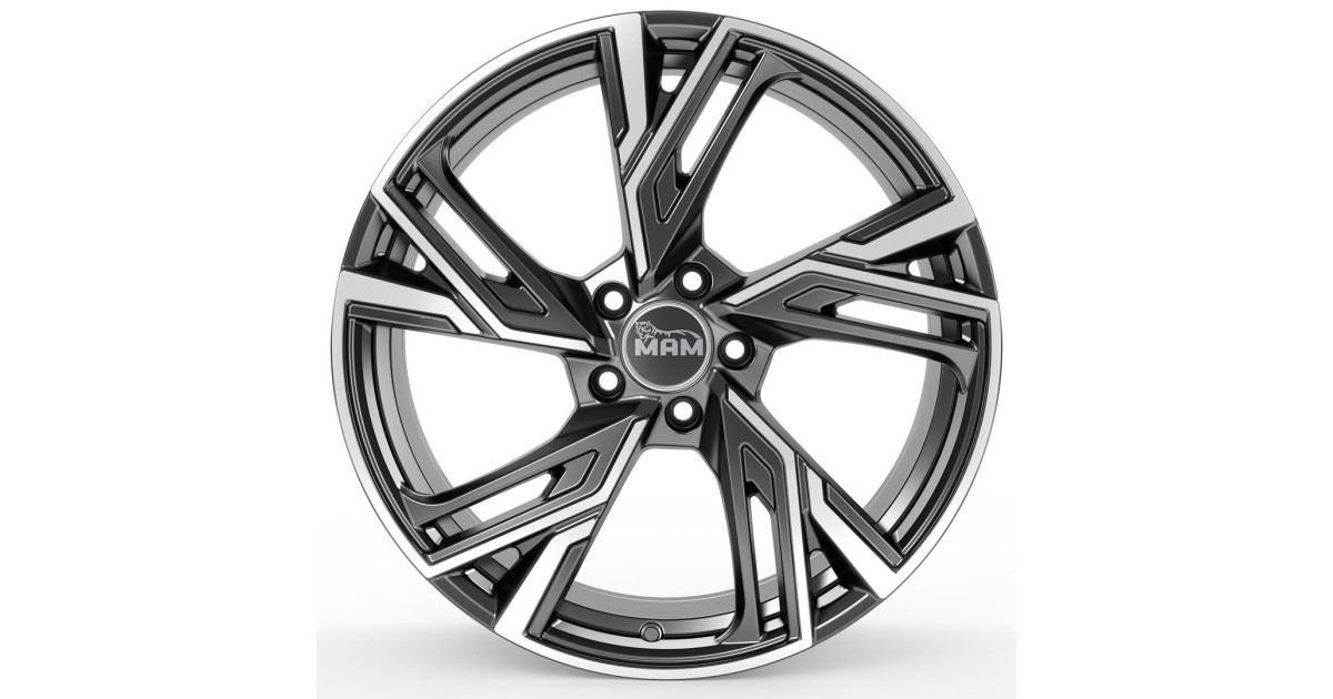MAM RS5 PALLADIUM FRONT POLISH 8,5x19 5/120 ET35 Alésage 72,6