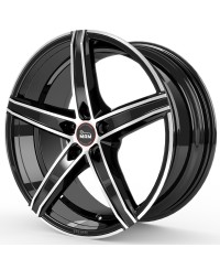 MAM OX-18 BLACK FRONT POLISH 8,5x19 5/112 ET30 Alésage 66,6