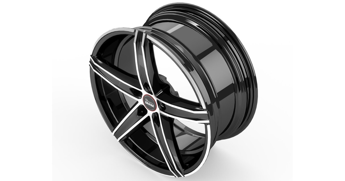 MAM OX-18 BLACK FRONT POLISH 8,5x19 5/112 ET30 Alésage 66,6