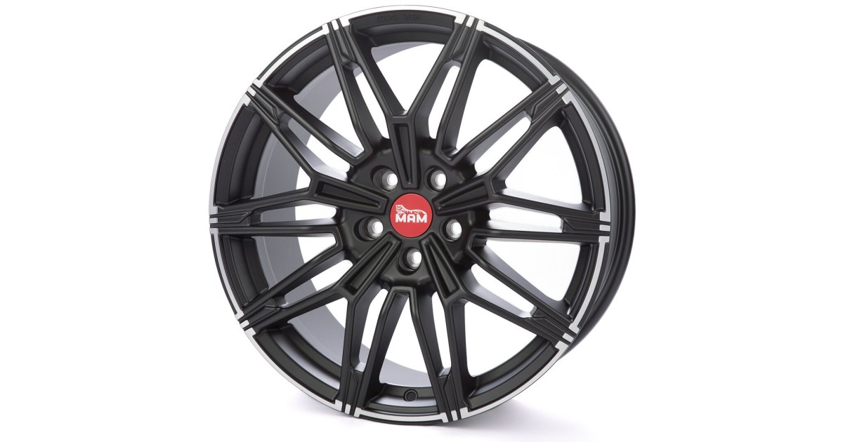MAM B3N MATT BLACK LIP POLISH 8,5x19 5/112 ET45 Alésage 66,6
