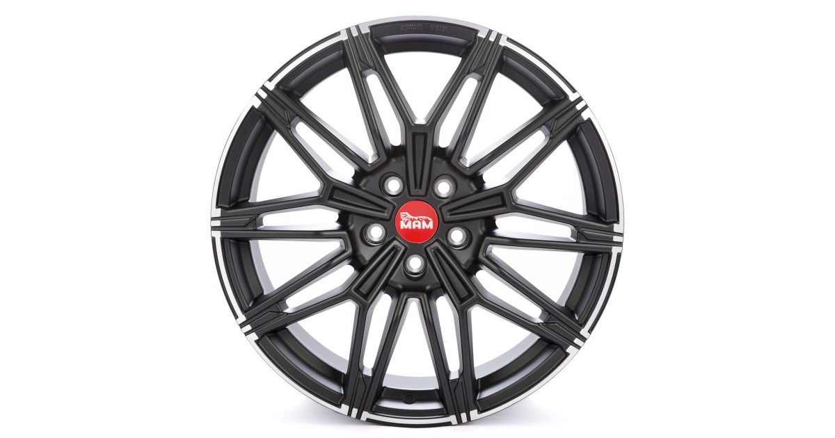 MAM B3N MATT BLACK LIP POLISH 8,5x19 5/112 ET45 Alésage 66,6