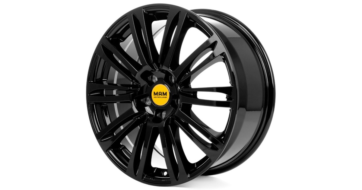 MAM A4 Black painted 8x19 5/112 ET45 Alésage 66,6