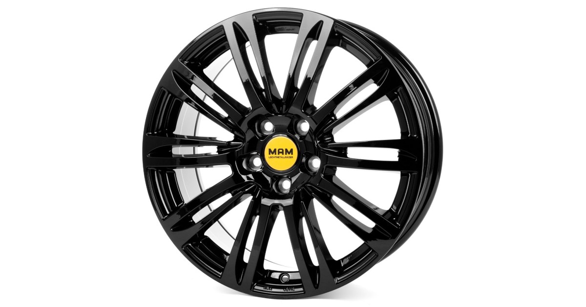 MAM A4 Black painted 8x19 5/112 ET45 Alésage 66,6