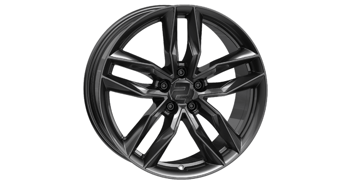 Jante ALU, Wheelworld - 2DRV WH40 DGM+  Dark Gunmetal Brillant Lackiert 7.5X18 5/112 ET46, Alésage 57.1