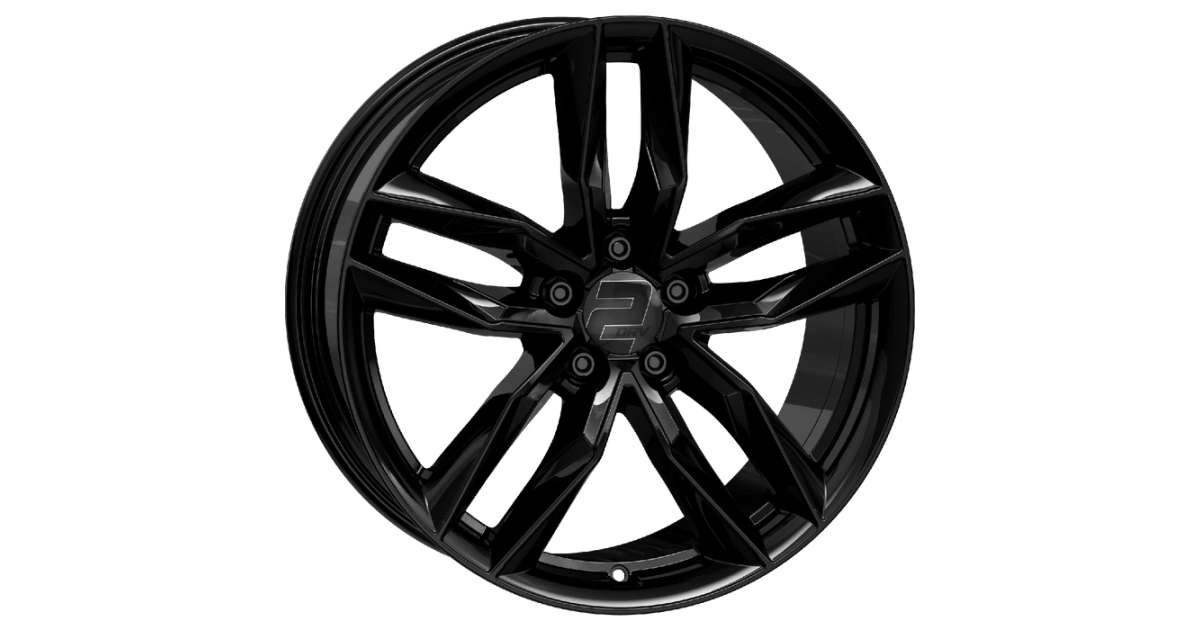 Jante ALU, Wheelworld - 2DRV WH40 SW+ Noir brillant laqué 7.5X18 5/112 ET25, Alésage 66.6