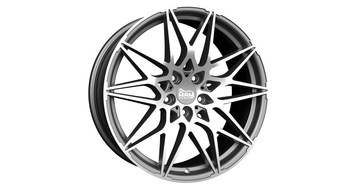 MAM B2 PALLADIUM FRONT POLISH 8,5x19 5/120 ET35 Alésage 72,6